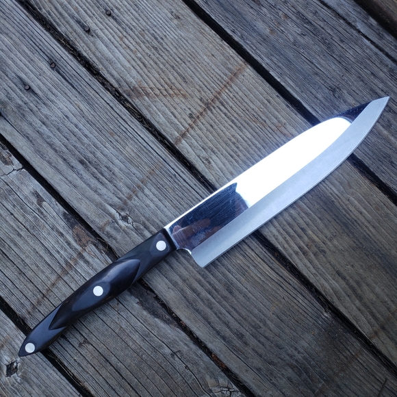 CUTCO 7-5/8" Petite Chef - Dark Brown Classic Handle - #1728 - Picture 6 of 12